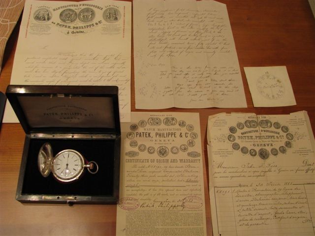 Patek Philippe watch listing