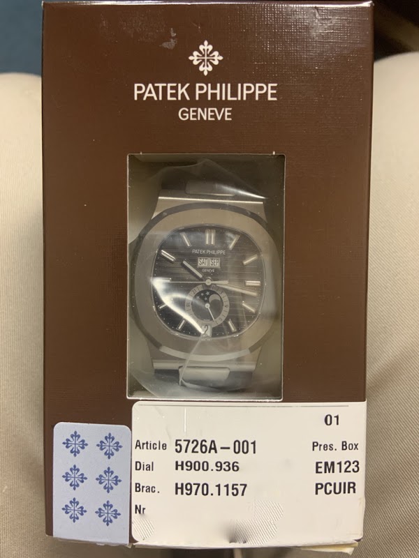 Patek Philippe watch listing