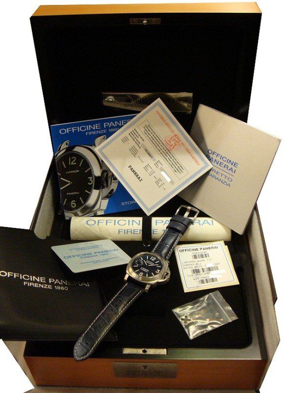 Panerai watch listing