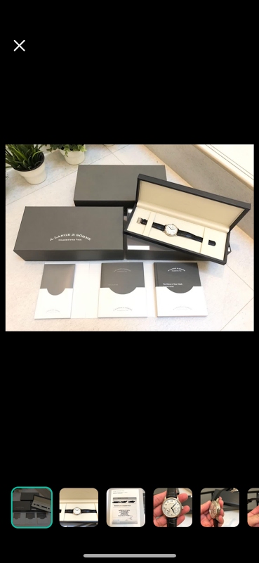 A. Lange and Söhne watch listing