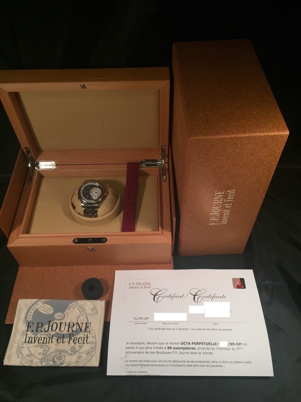 F.P. Journe watch listing