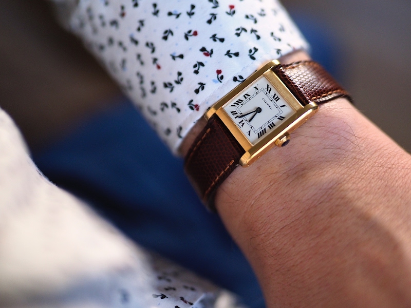 Cartier watch listing