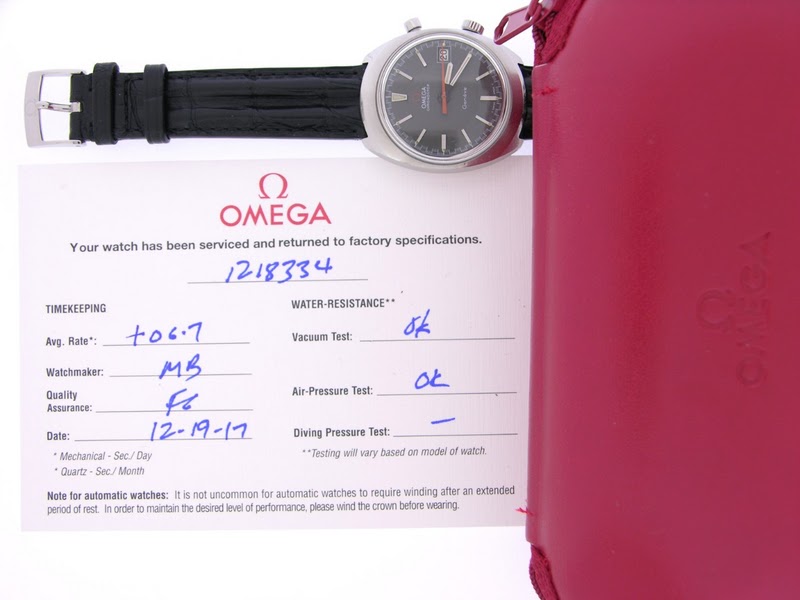 Omega watch listing