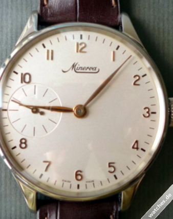 Minerva watch listing
