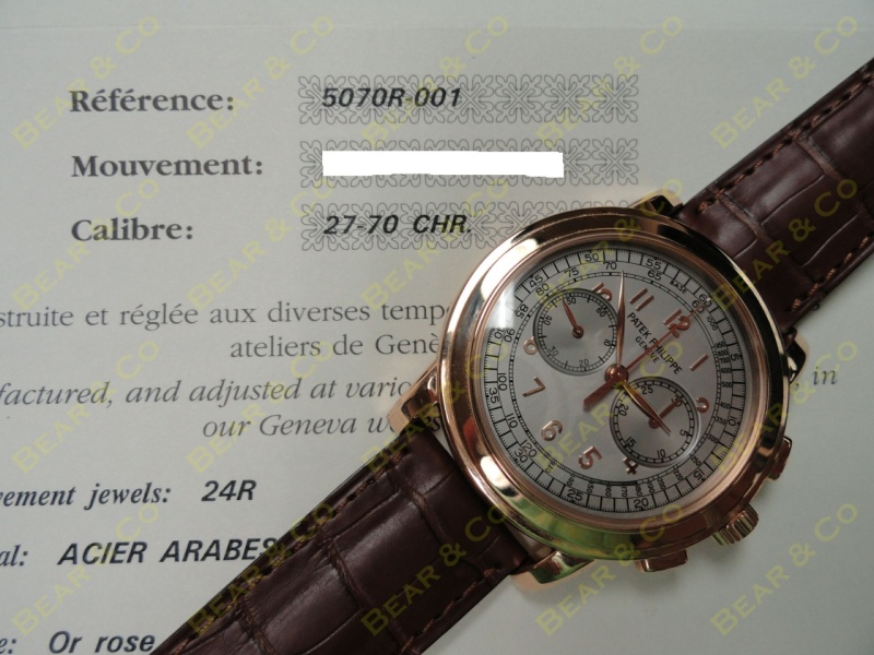 Patek Philippe watch listing