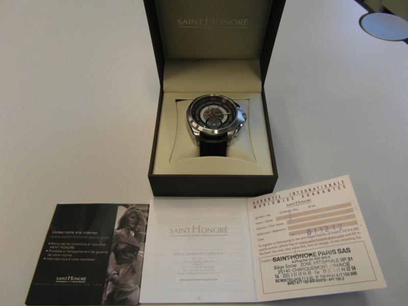 Saint Honore watch listing