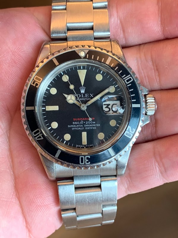 Rolex watch listing