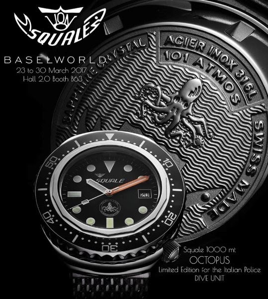 SQUALE 101 OCTOPUS watch listing