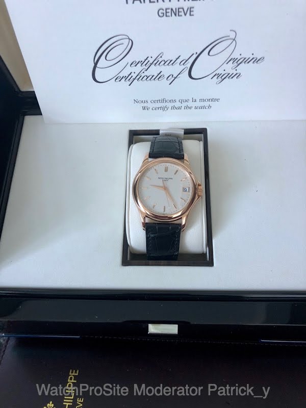 Patek Philippe watch listing