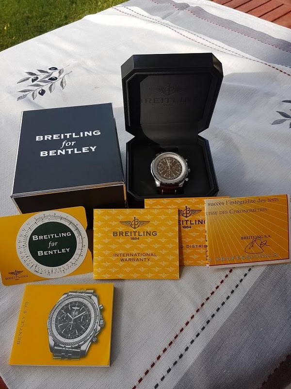 Breitling watch listing