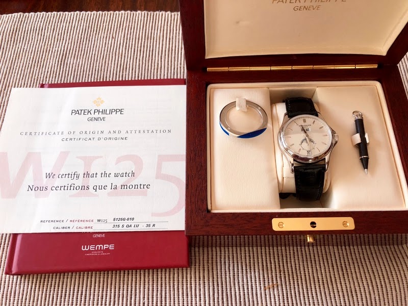 Patek Philippe watch listing