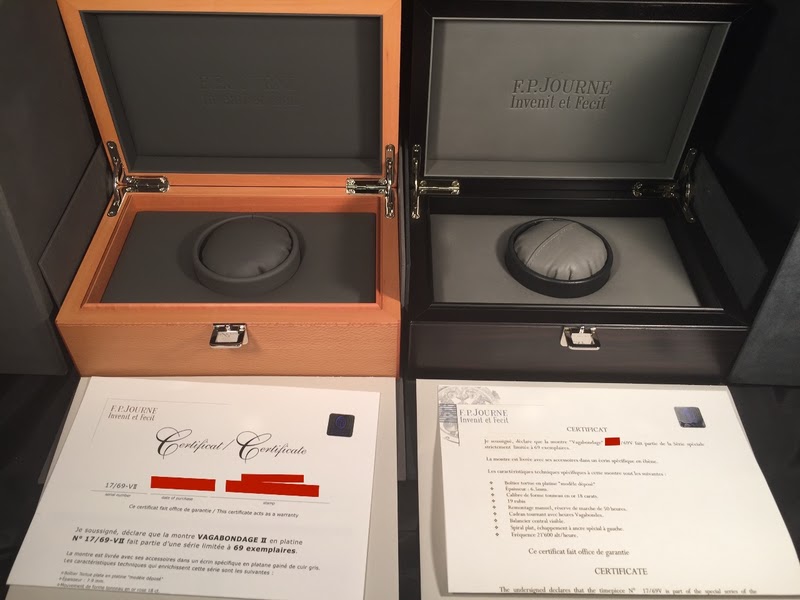 F.P. Journe watch listing