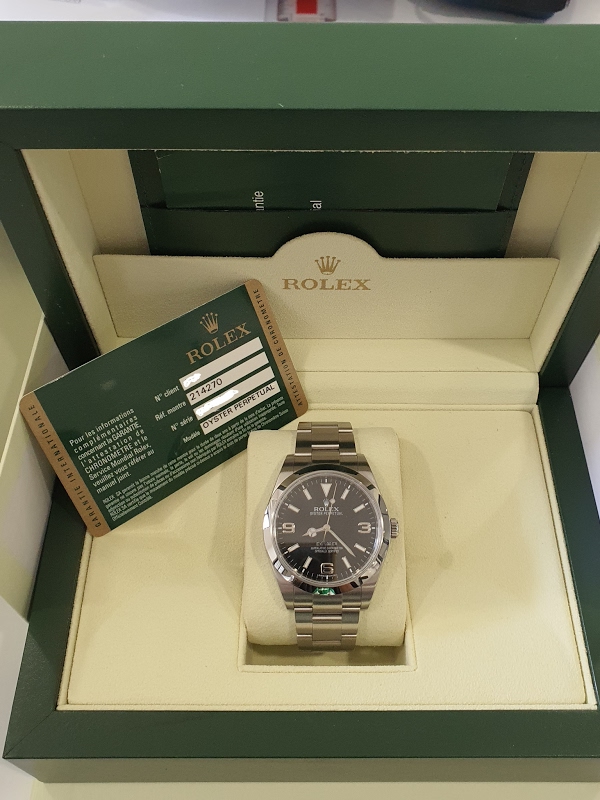 Rolex watch listing