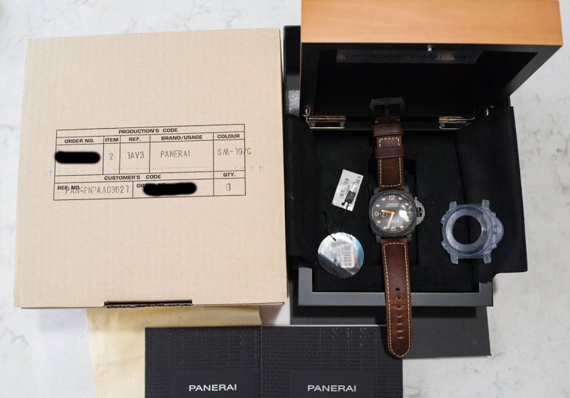 Panerai watch listing