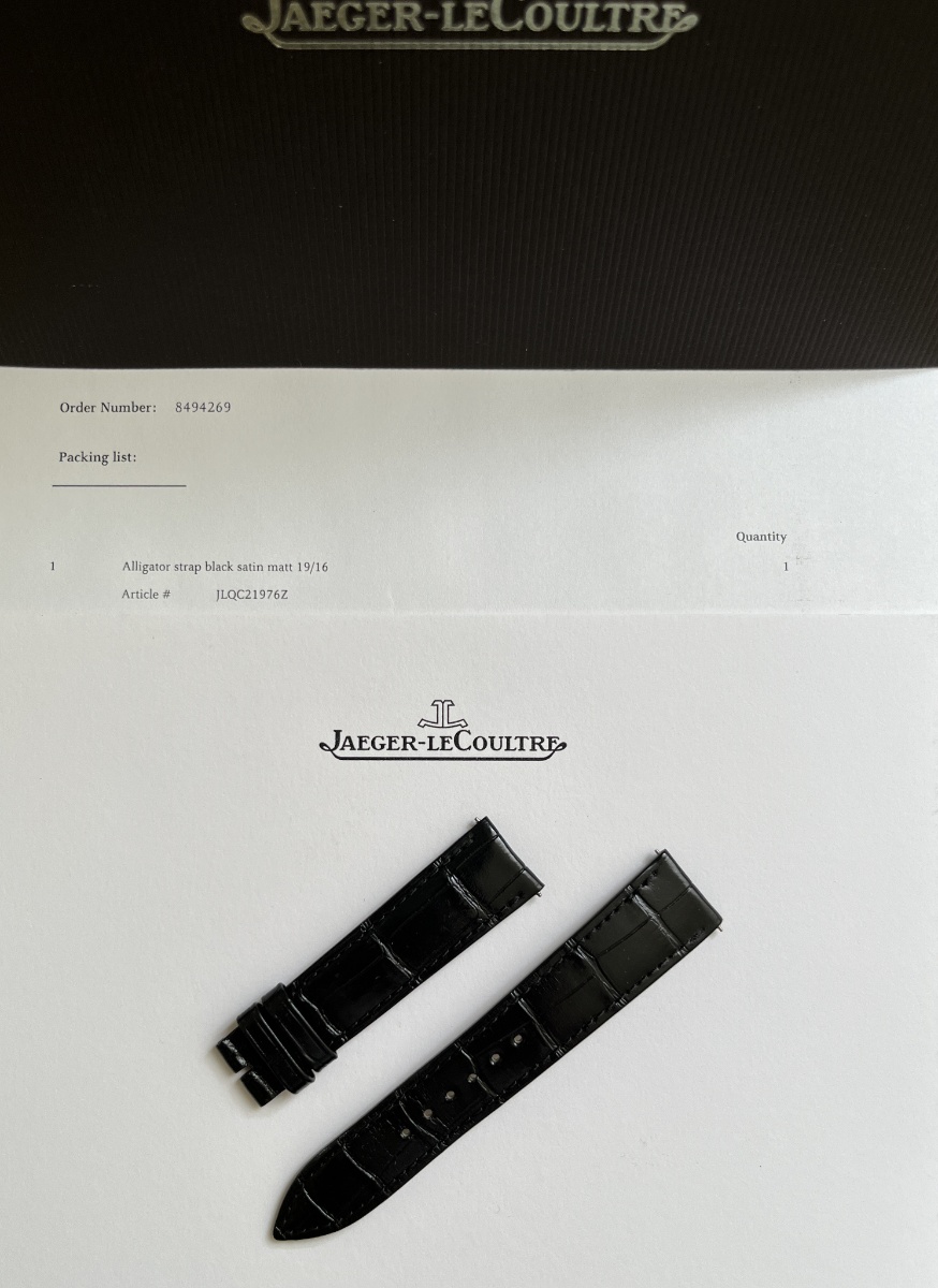 Jaeger LeCoultre watch listing