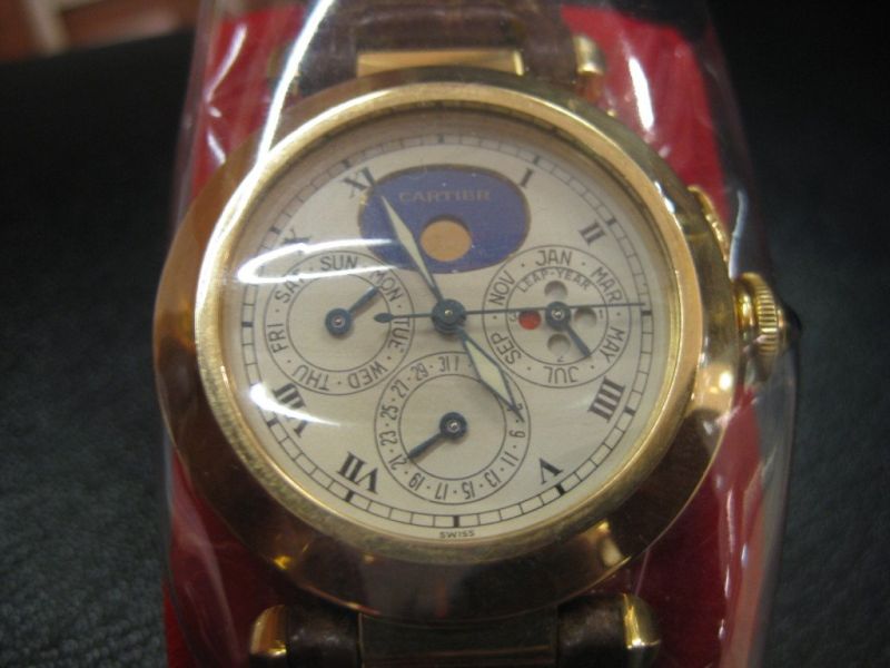 Cartier watch listing