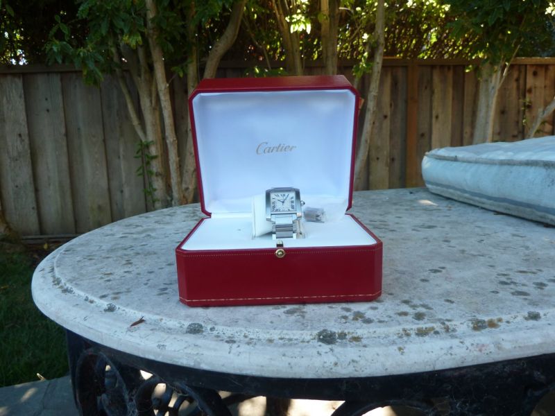 Cartier watch listing