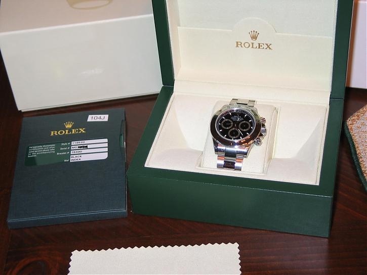 Rolex watch listing