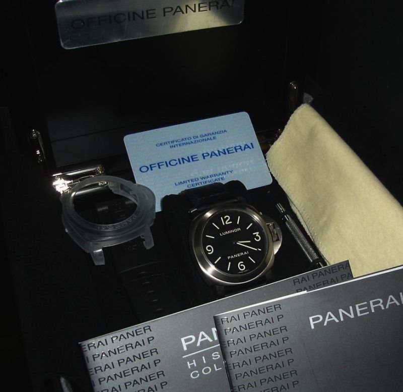 Panerai watch listing
