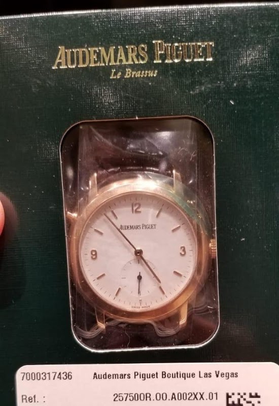 Audemars Piguet watch listing