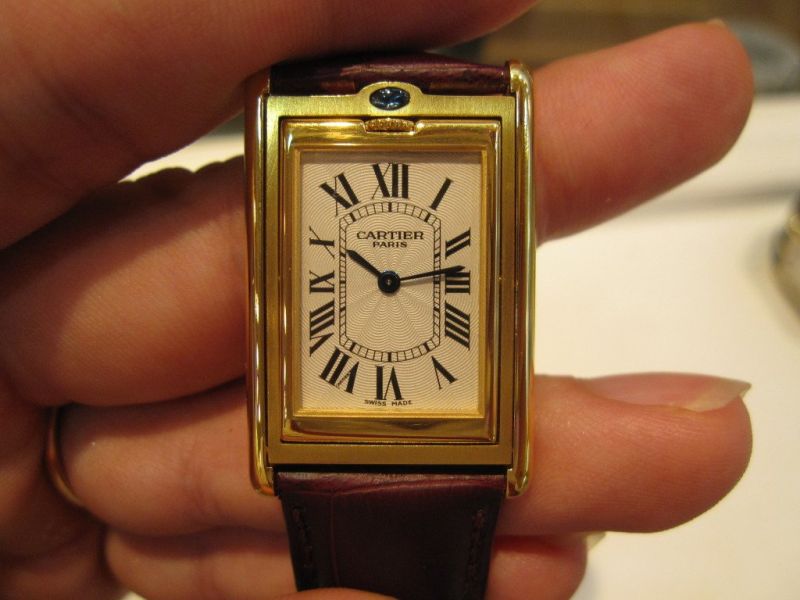 Cartier watch listing