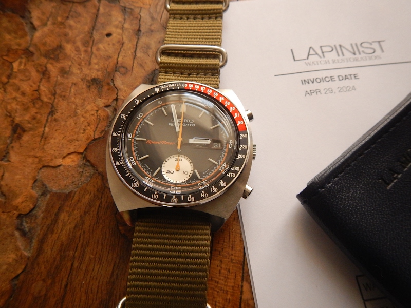 Seiko JDM Speedtimer watch listing