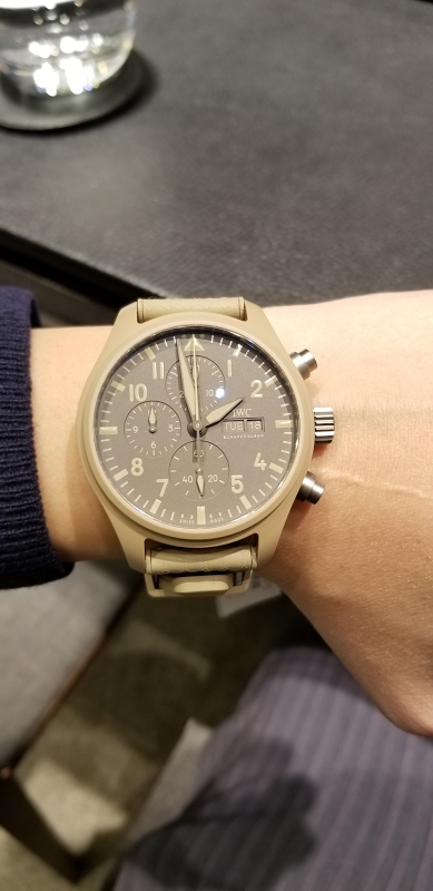 IWC watch listing