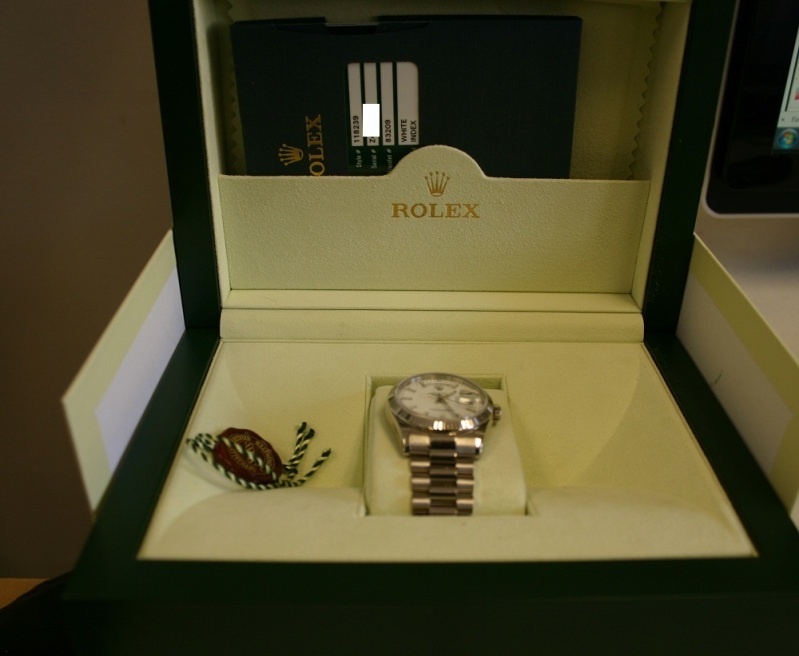 Rolex watch listing