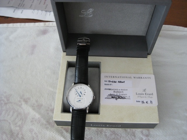 Louis Erard watch listing