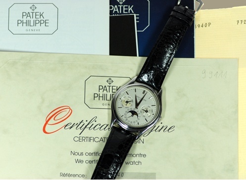 Patek Philippe watch listing