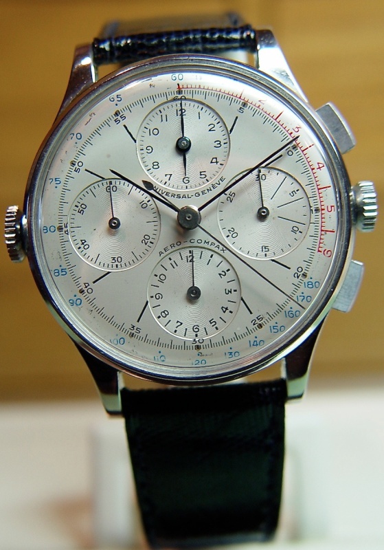 Universal Geneve Aero-Compax watch listing