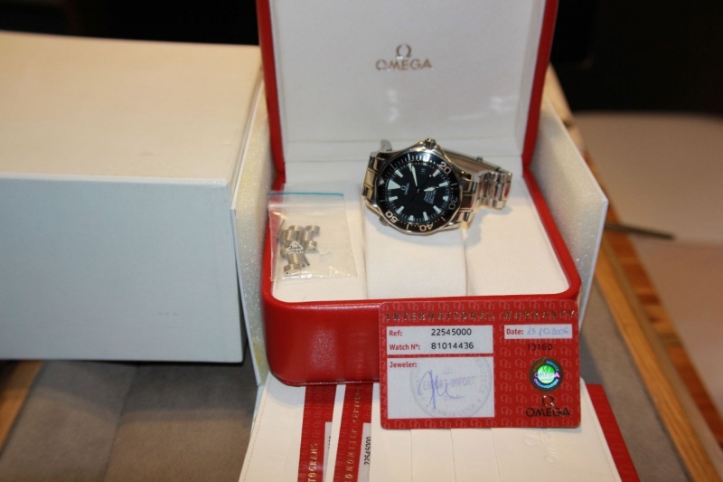 Omega watch listing