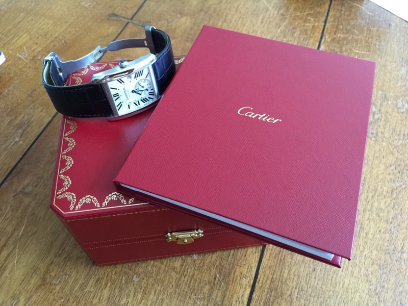 Cartier watch listing