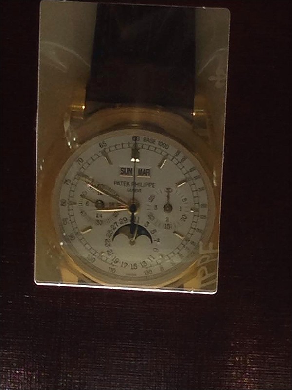 Patek Philippe watch listing