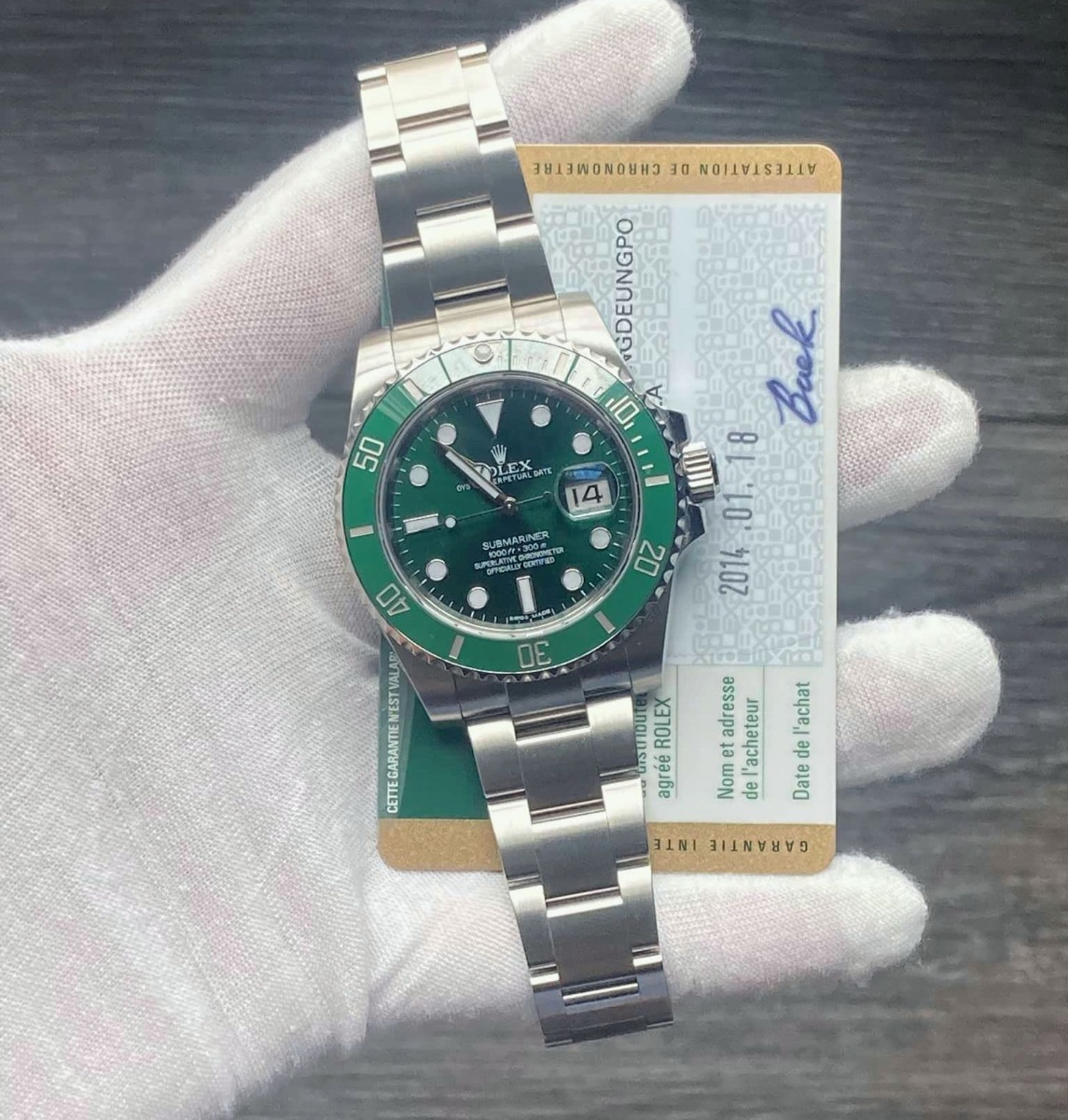 Rolex watch listing