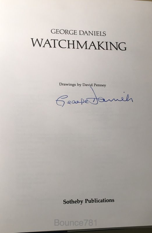 George Daniels watch listing