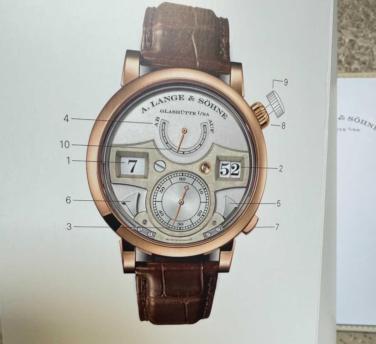 A. Lange and Söhne watch listing