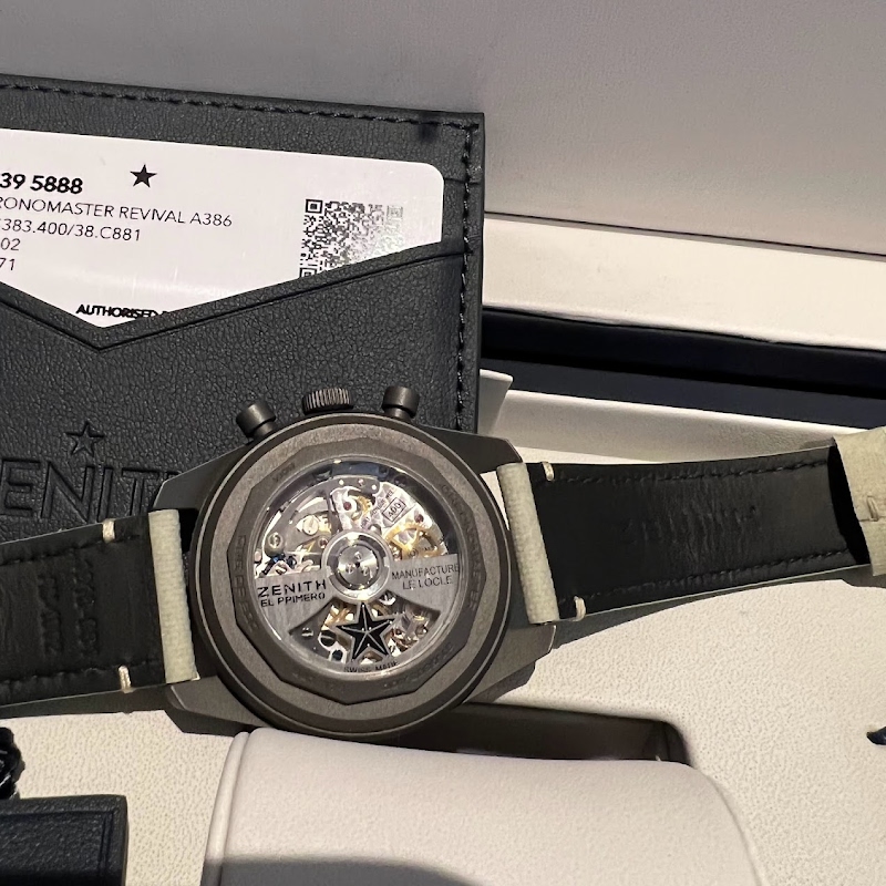 Zenith watch listing