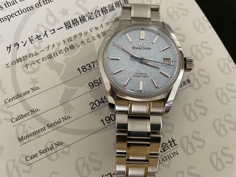Grand Seiko watch listing