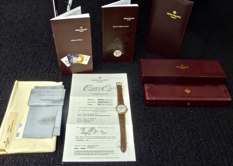 Patek Philippe watch listing