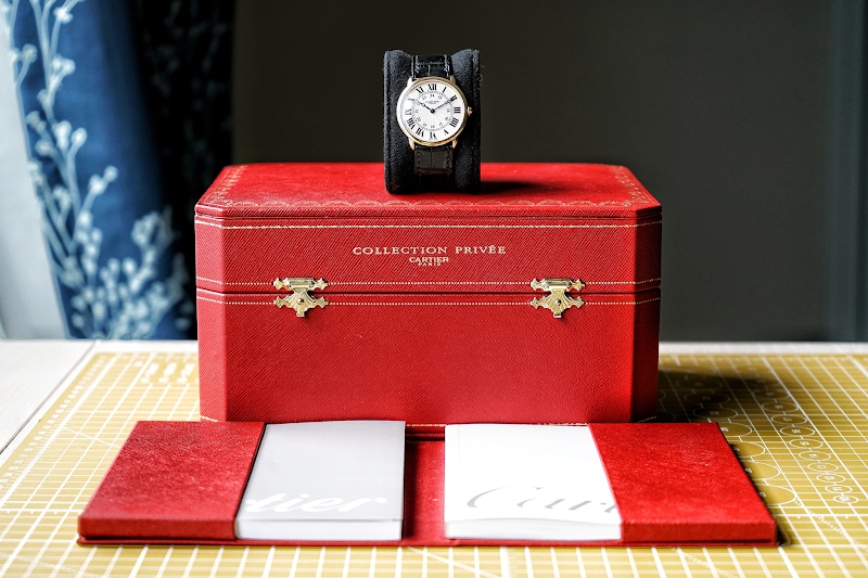 Cartier watch listing