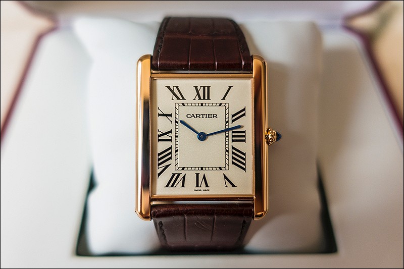 Cartier watch listing