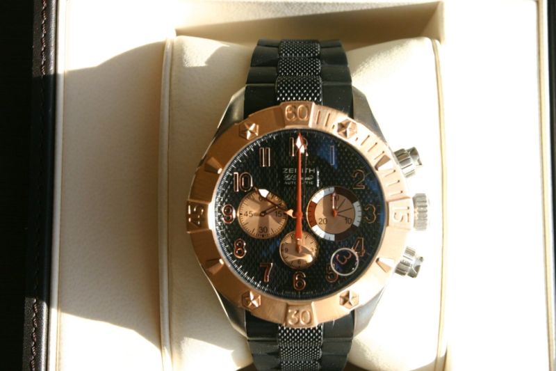 Zenith watch listing