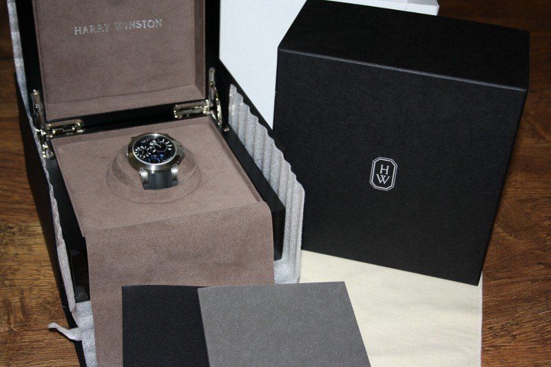 Harry Winston watch listing