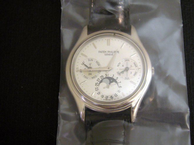 Patek Philippe watch listing