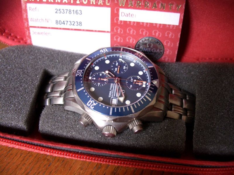 Omega watch listing
