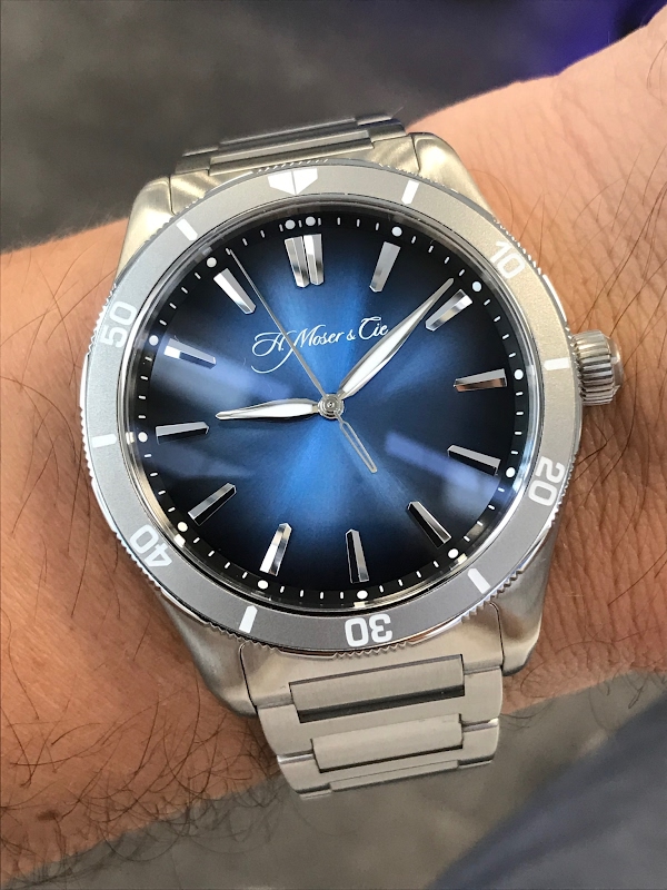 H. Moser watch listing