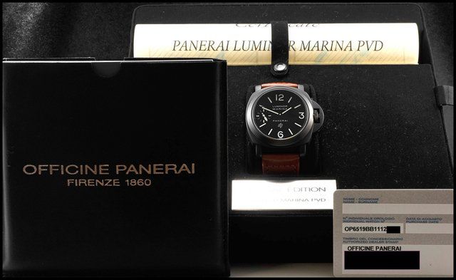 Panerai watch listing