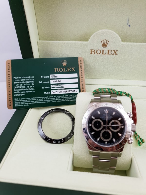 Rolex watch listing