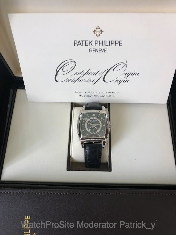 Patek Philippe watch listing